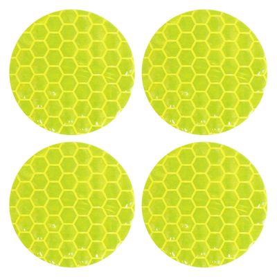 KIT 4 YELLOW ROUND STICHERS D.30mm