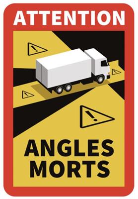 ADESIVO CAMION ANGLES MORTS 250X170 MM