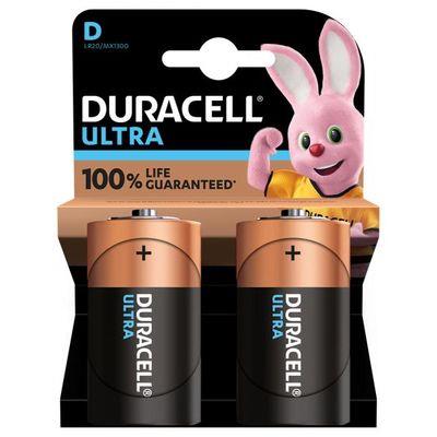 #DURACELL ULTRA POWER BLISTER 2 TORCIA D 1300