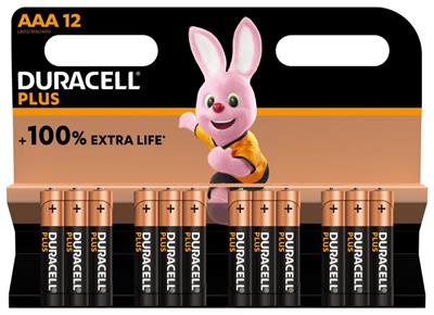 DURACELL PLUS 100 AAA B12 x12