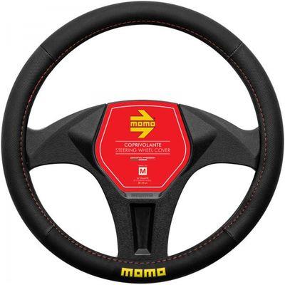 MOMO COPRIVOLANTE 38-39CM EASY NERO ROSSO MIS.M