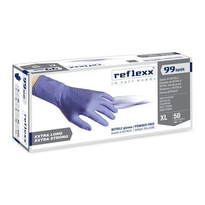 N.50 GUANTI N99 MIS.(L) NITRILE ALTO SPESSORE REFLEXX