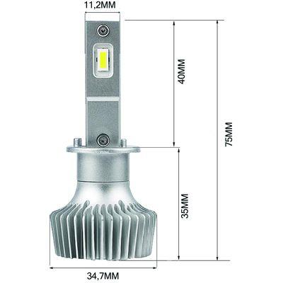 KIT HEADLIGHT GENIUS 12V H1