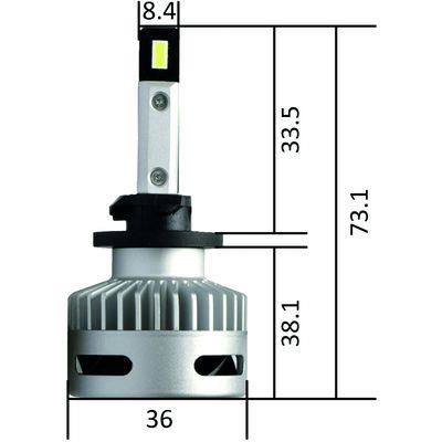 KIT HEADLIGHT TRUSTY12V H1