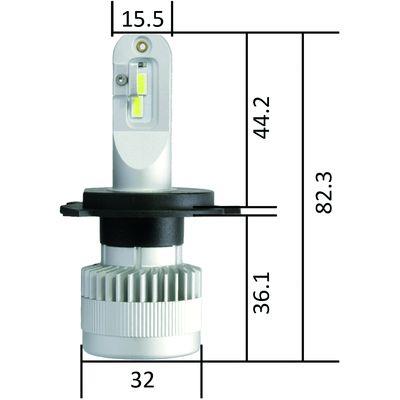 KIT HEADLIGHT TRUSTY 12V H4