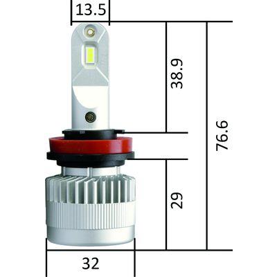 KIT HEADLIGHT TRUSTY 12V H8-H9-H11