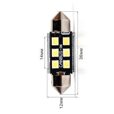 LAMPADA A LED SILURO C5W EASY 36MM BIANCA