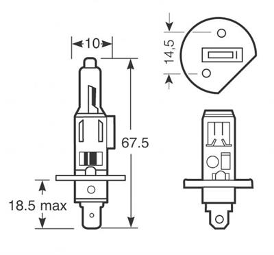 2 LAMPADE IN BOX RING XENON MAX +100% 12V H1