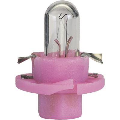 LAMPADA 12V 1,1W B8,4D BASE IN PLASTICA ROSA