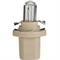 LAMPADA 12V 1,5W BASE IN PLASTICA BEIGE B 8,5d-1,6MM