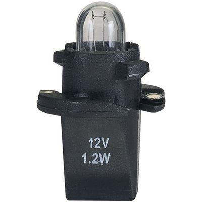 LAMPADA 12V 1,2W Bx2D BASE IN PLASTICA NERA