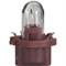 LAMPADA 14V 1,68W T-5-F BASE IN PLASTICA MARRONE