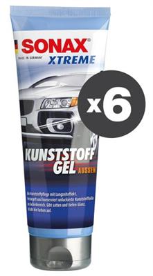 CT 6 SONAX XTREME GEL PER PLASTICA ESTERNO 250 ML