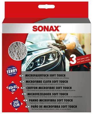 1 PZ SONAX 3 PANNI MICROFIBRA SOFT TOUCH