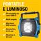 RING FARO DA LAVORO 600 LM. RICARICABILE