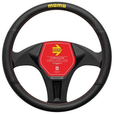 MOMO COPRIVOLANTE LAP NERO-ROSSO M