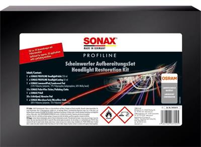 1 PZ SONAX PROFILINE KIT RIPRISTINO FARI PROFESSIONALE